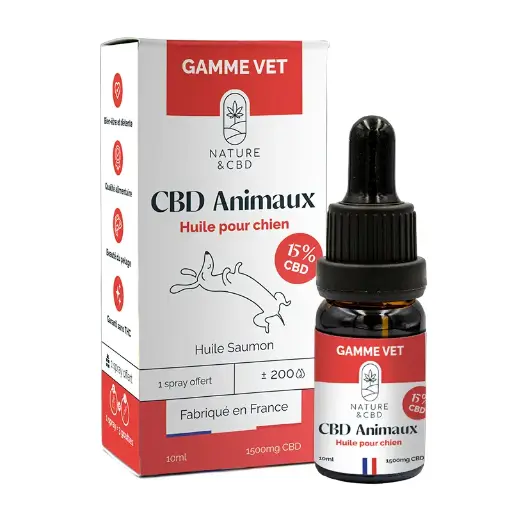 Huile CBD Animaux 15% - Chiens